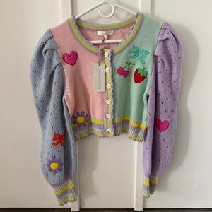 NWT LoveShackFancy Vesper Cardigan Size Small